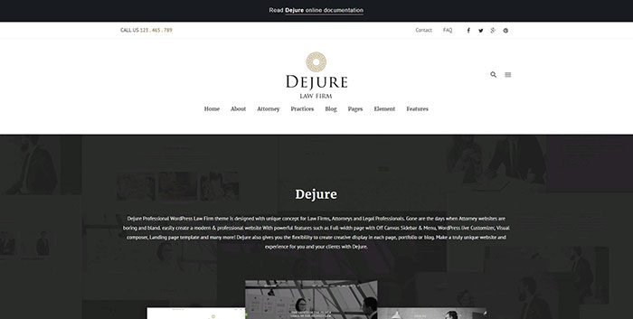 dejure-wordpress-theme