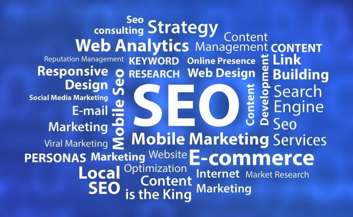 Different aspects of online marketing.