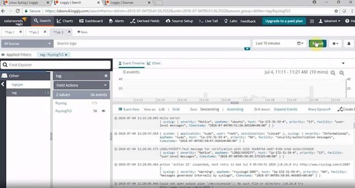 Use Log Monitoring and Management